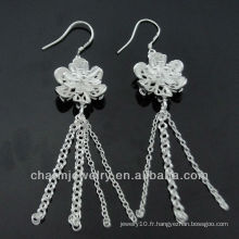 Boucles d&#39;oreilles en forme de boucle d&#39;oreille en argent 925 en argent sterling ESA-014